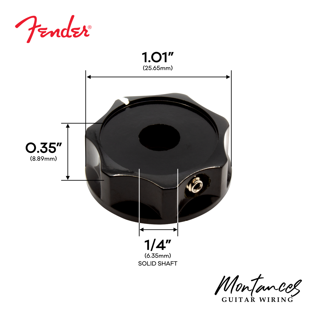 Fender® Dual Concentric Knobs For Jazz Bass