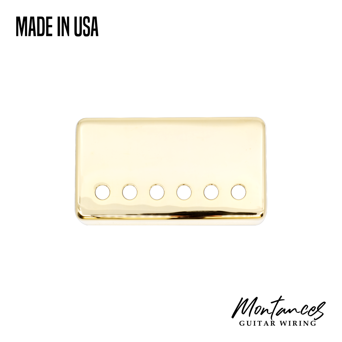 German Nickel Silver Humbucker Pickup Cover 50-53mm (Made in USA)