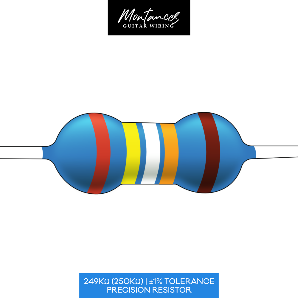 Metal Film Precision Resistor 1% Tolerance, 1/4 Watt, 120K to 820K Ohms