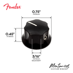 Fender® Dual Concentric Knobs For Jazz Bass