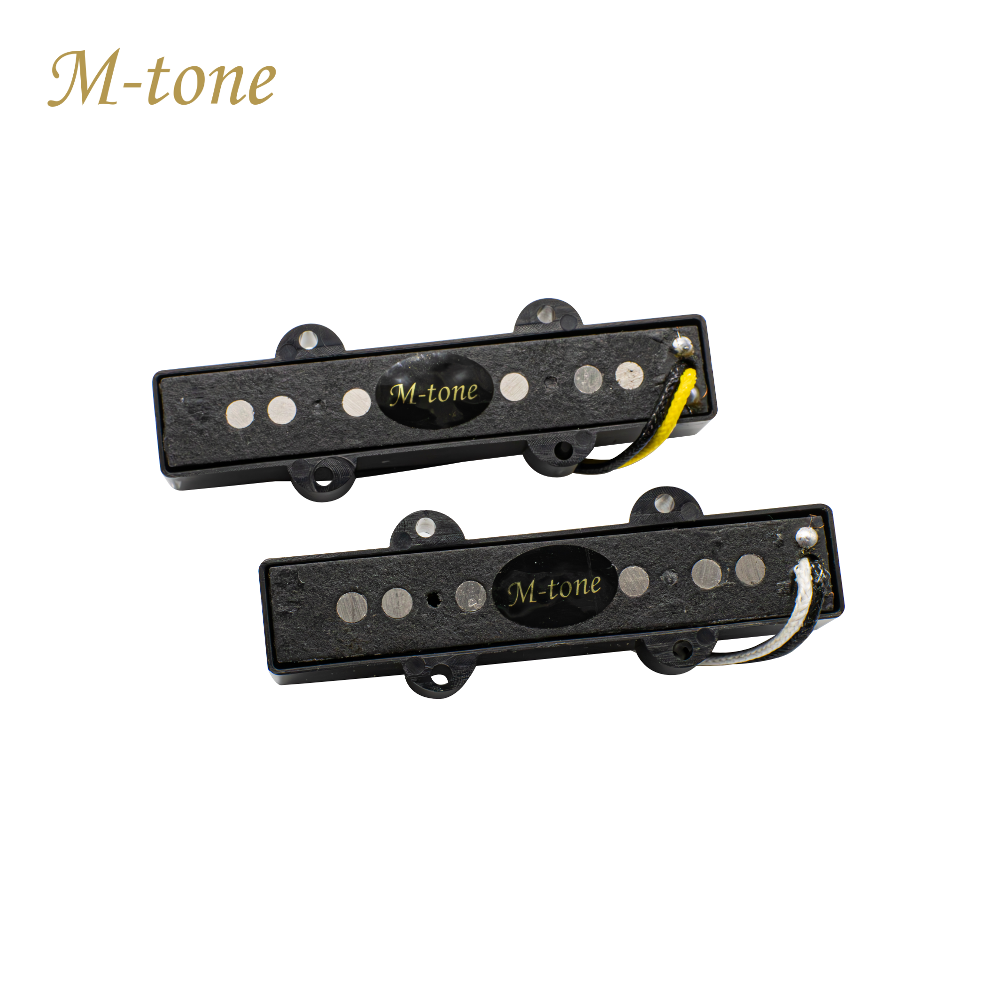 M-Tone Jazz Bass Pickups 4-String | Alnico 5 | Neck & Bridge | Articulate Growl & Punch