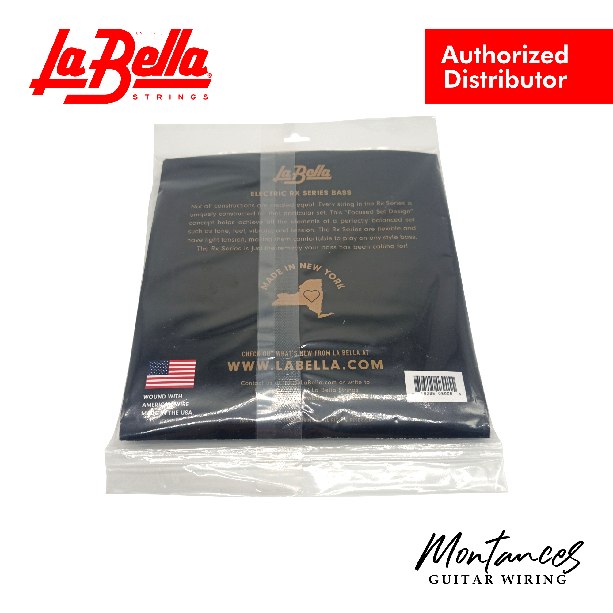 La Bella® RX-N5B Rx Nickel, 45-65-80-100-125 - Bass Guitar Strings