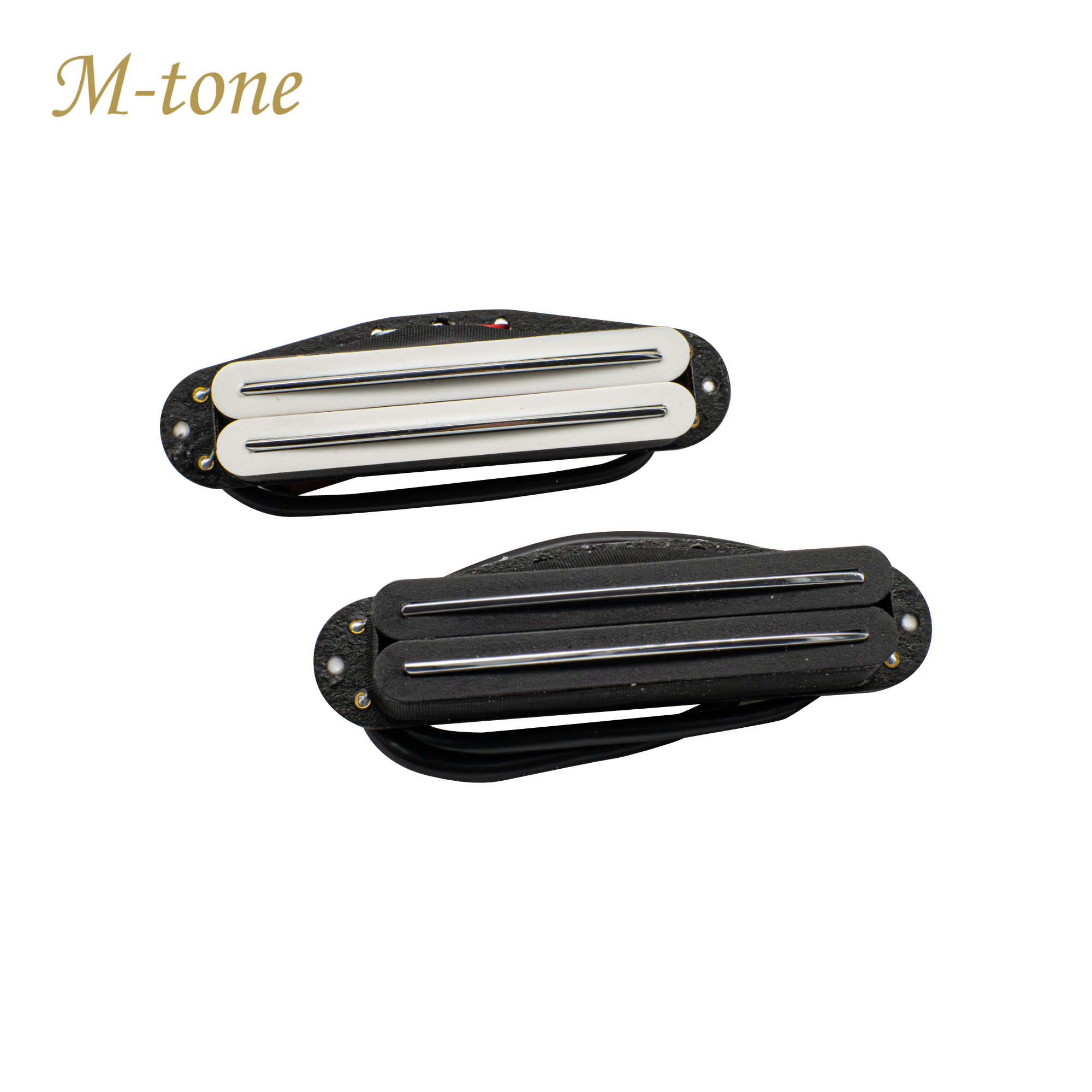 M-Tone Strat Dual Rail Pickups | Alnico 5 | Single-Coil Size Humbucker | High-Output Punch