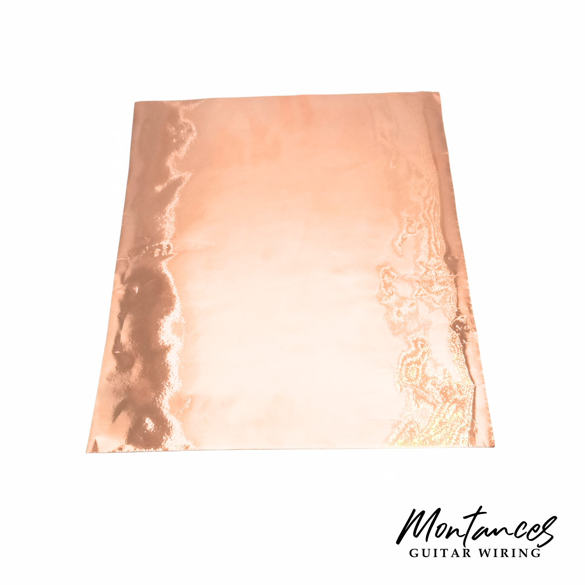 Copper Shielding Sheet for Guitar Pickguards – 30cm x 25cm | Double Conductive with Adhesive | Noise Reduction for Strat, Tele, P-Bass, Jazz Bass and more