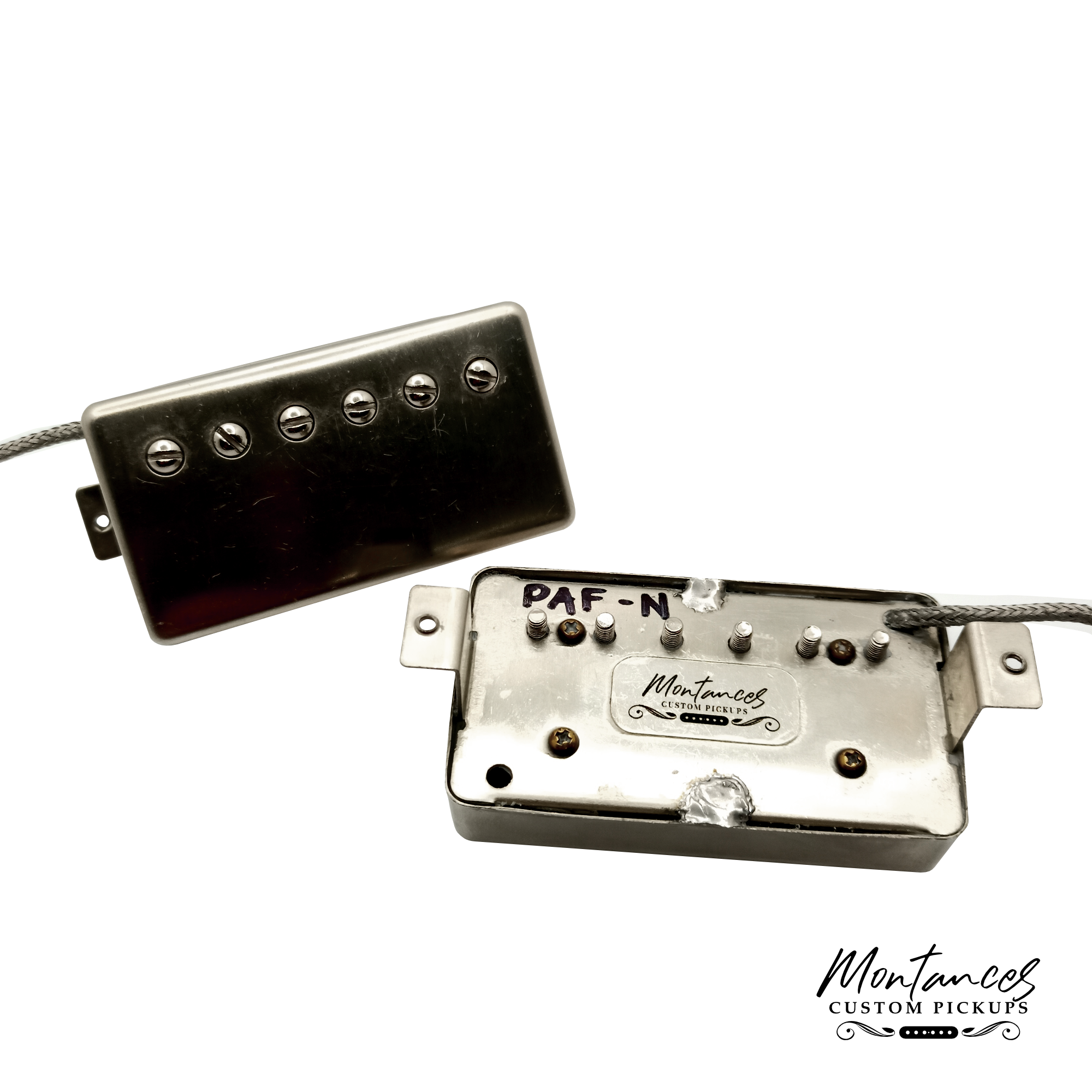 Montances PAF Humbucker Pickup | Alnico II | Full Set | Authentic 50s Woody Tone