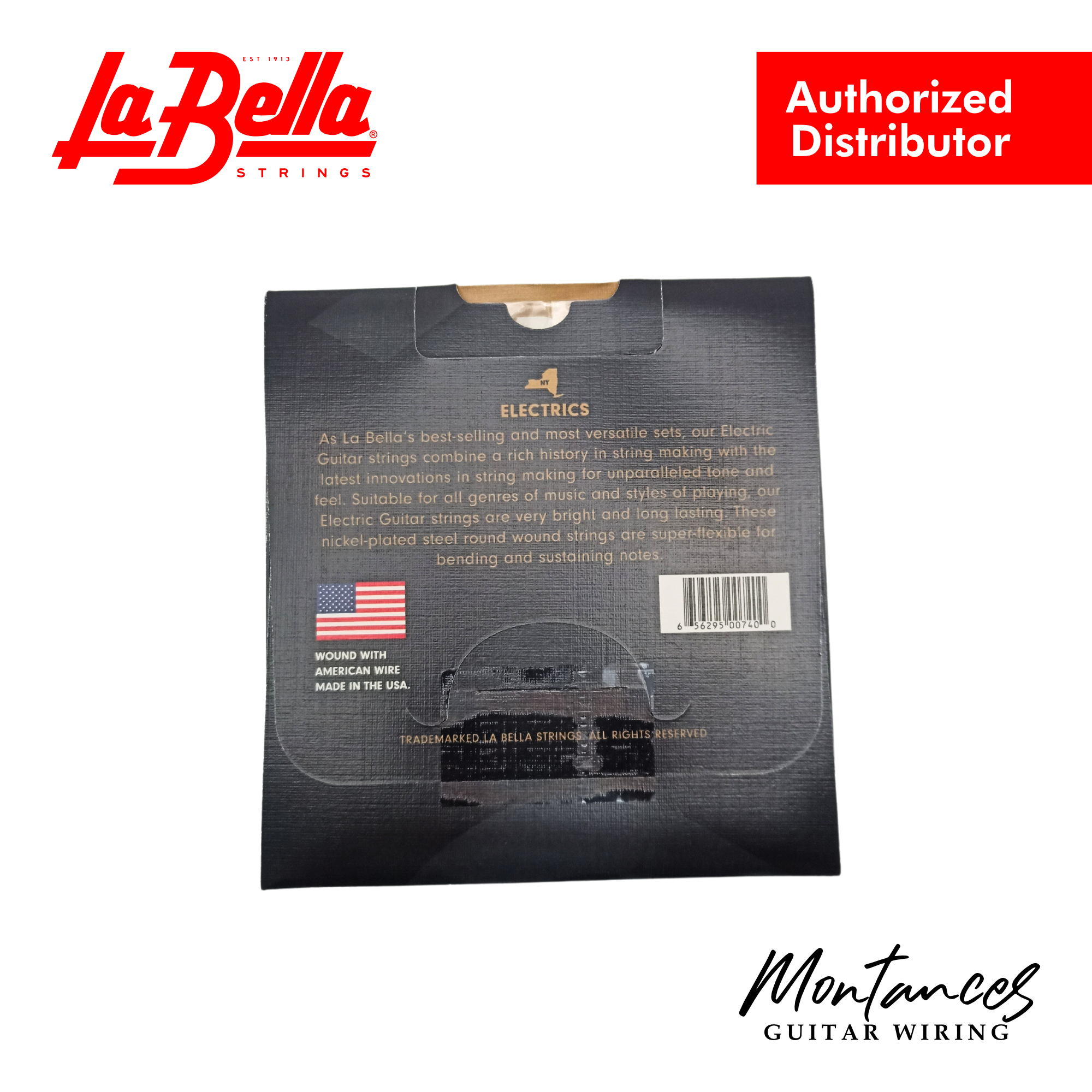 La Bella HRS-UL Electric Guitar – Ultra Light 8-38