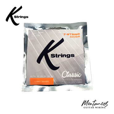 K Strings Classic Series | 7-String | Nickel Wound | 10-64, 11-70 | Electric Guitar Strings