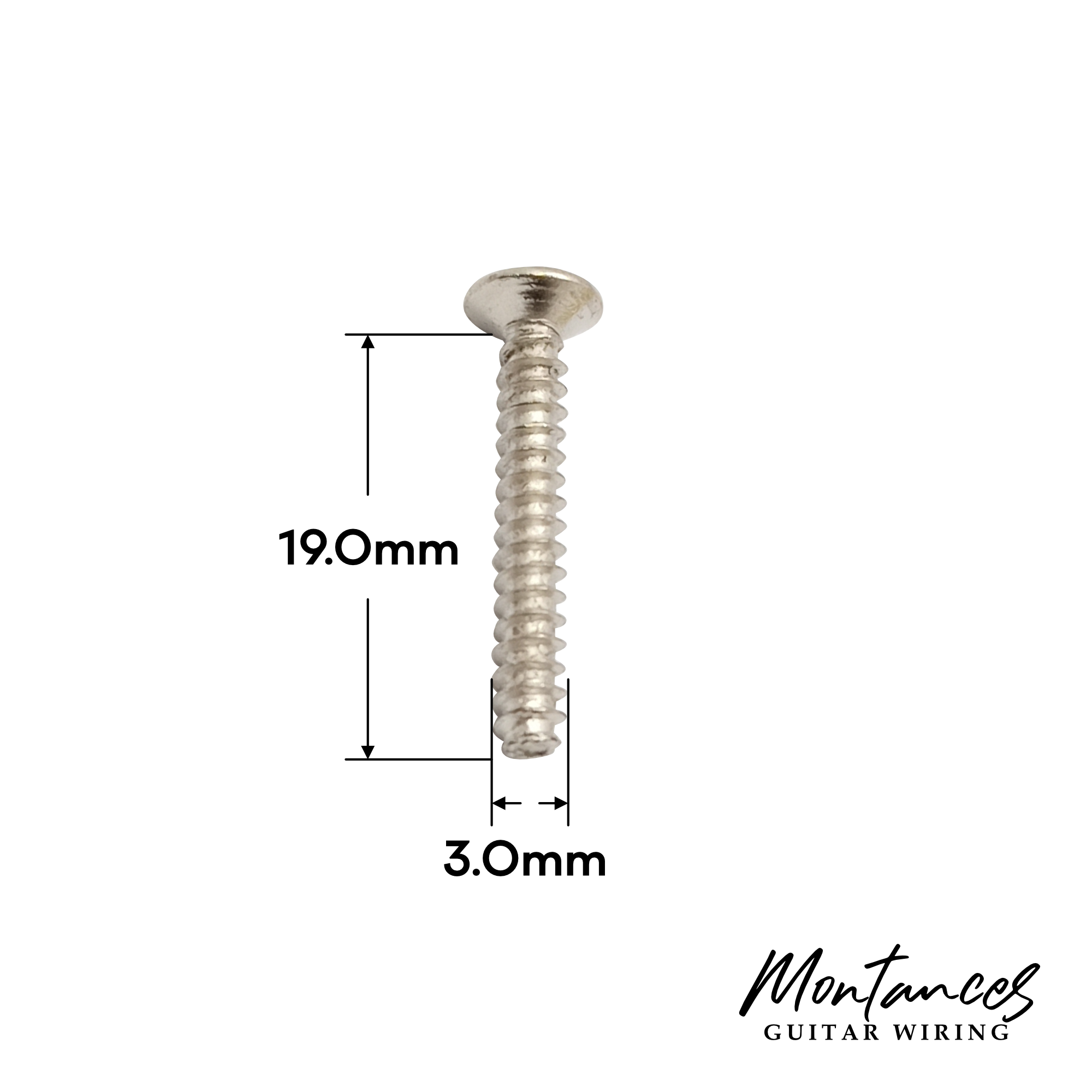 Strat Pickup Height Screws, Metric Size