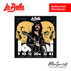 La Bella Tony Iommi Signature | Nickel Roundwound | D# or C# Drop Tune | Electric Guitar String Set