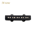 M-Tone Jazz Bass Pickups 5-String | Alnico 5 | Neck & Bridge | Clear Lows & Articulate Growl