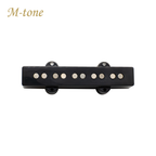 M-Tone Jazz Bass Pickups 5-String | Alnico 5 | Neck & Bridge | Clear Lows & Articulate Growl