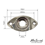 Jack Plate Oval Curved Metal