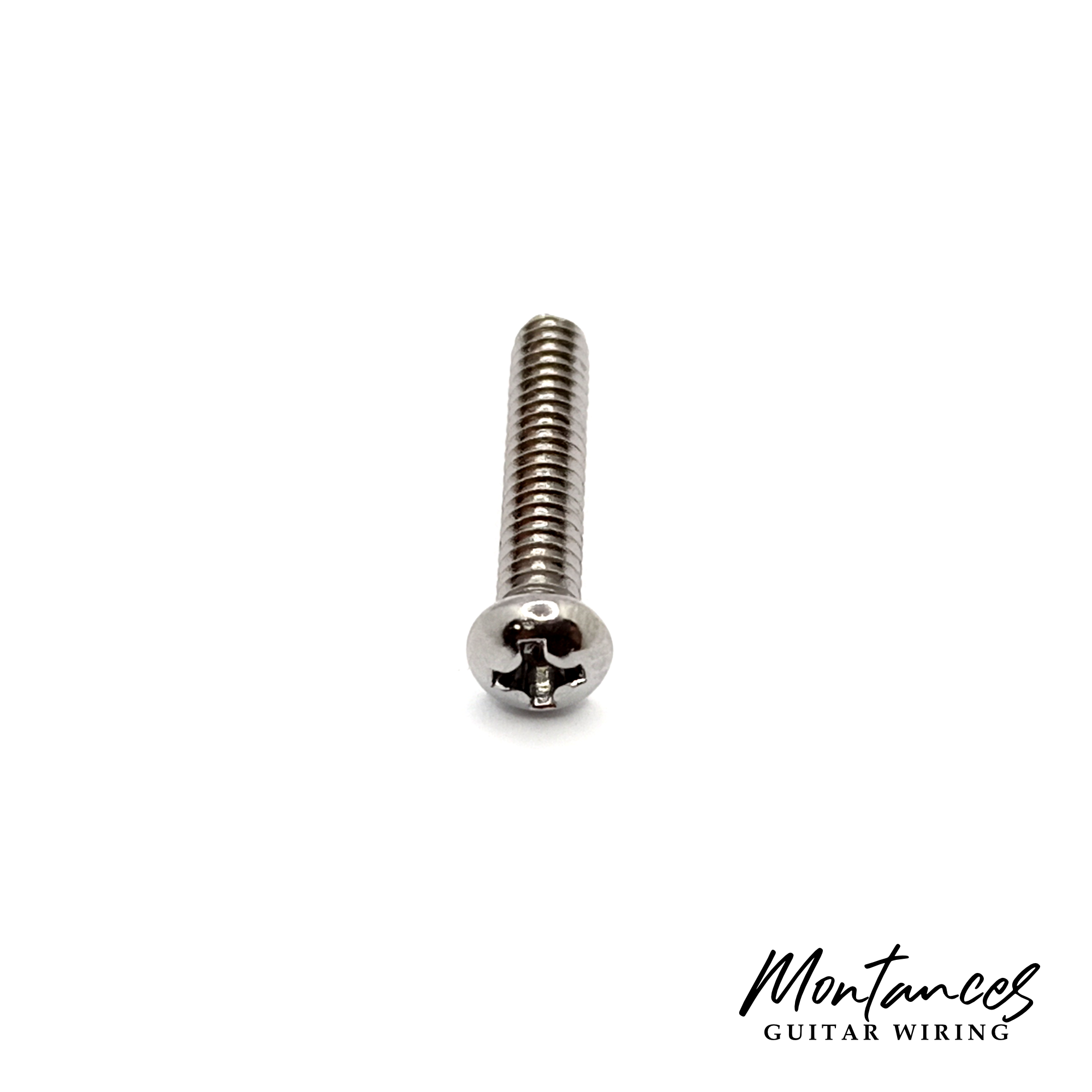 Screw 6-32 size, Phillips round head, long thread  3/4" (19.05mm)