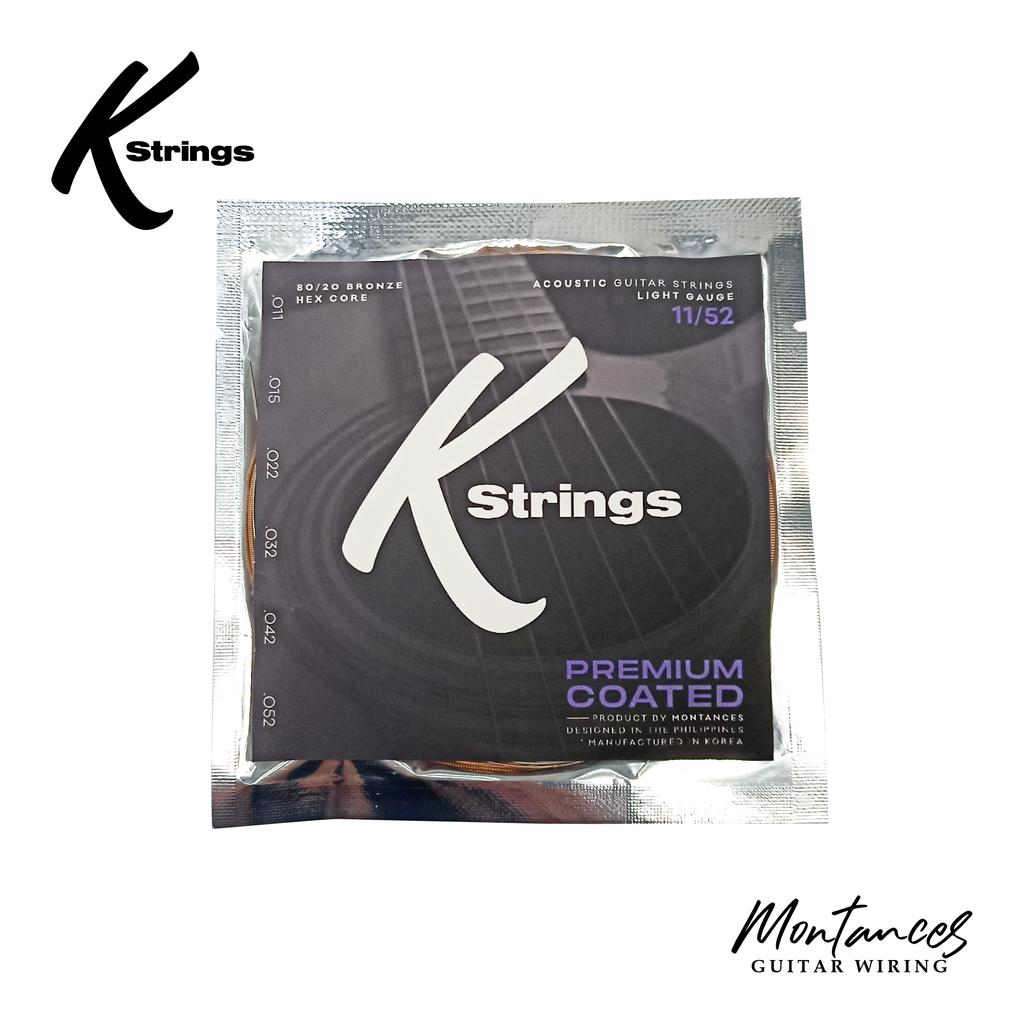 Premium String K Strings Premium Coated | Phosphor Bronze | 10-50, 11-52, 12-53 | Aco ...