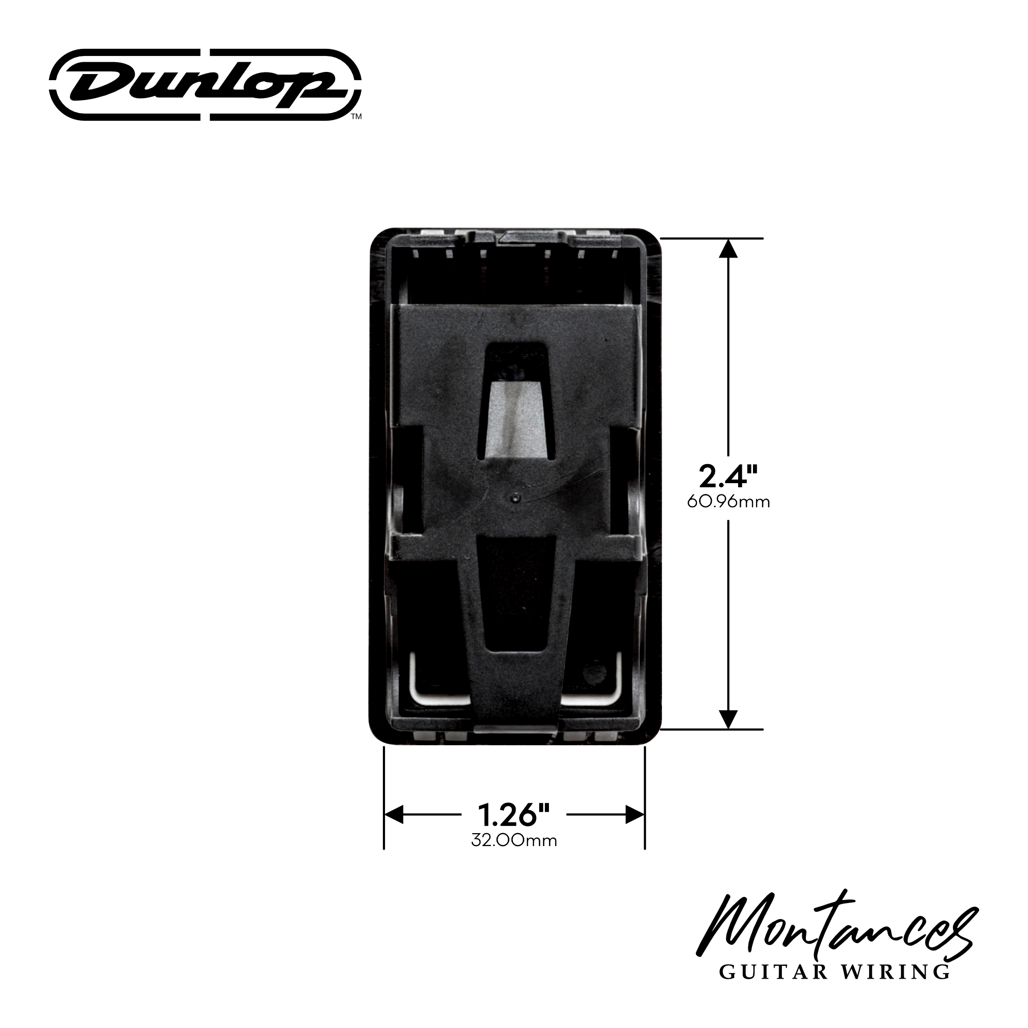 Dunlop Battery Box, snap-in enclosure
