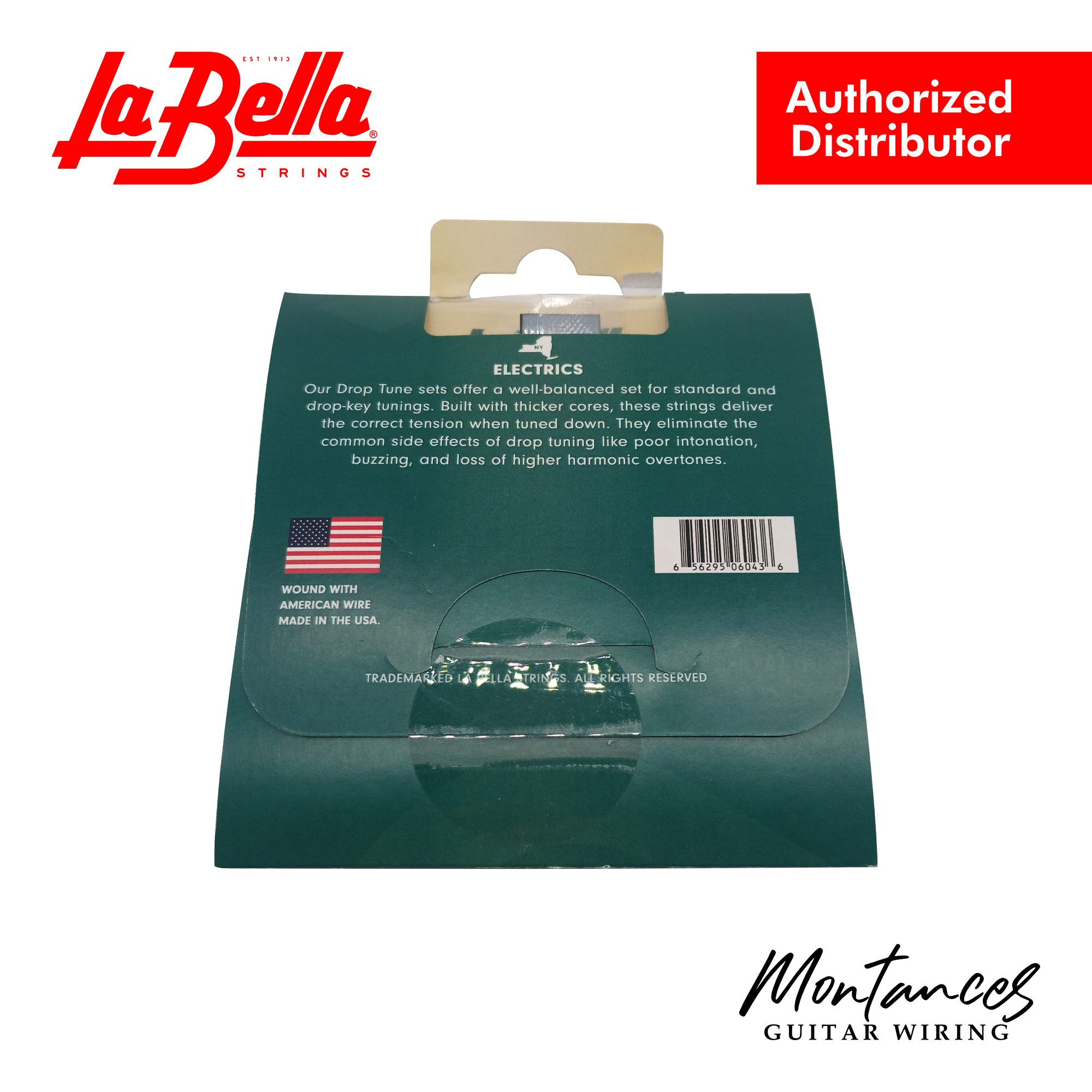 La Bella® HRS-D3 Drop Tune Electric Guitar Strings – 11-70