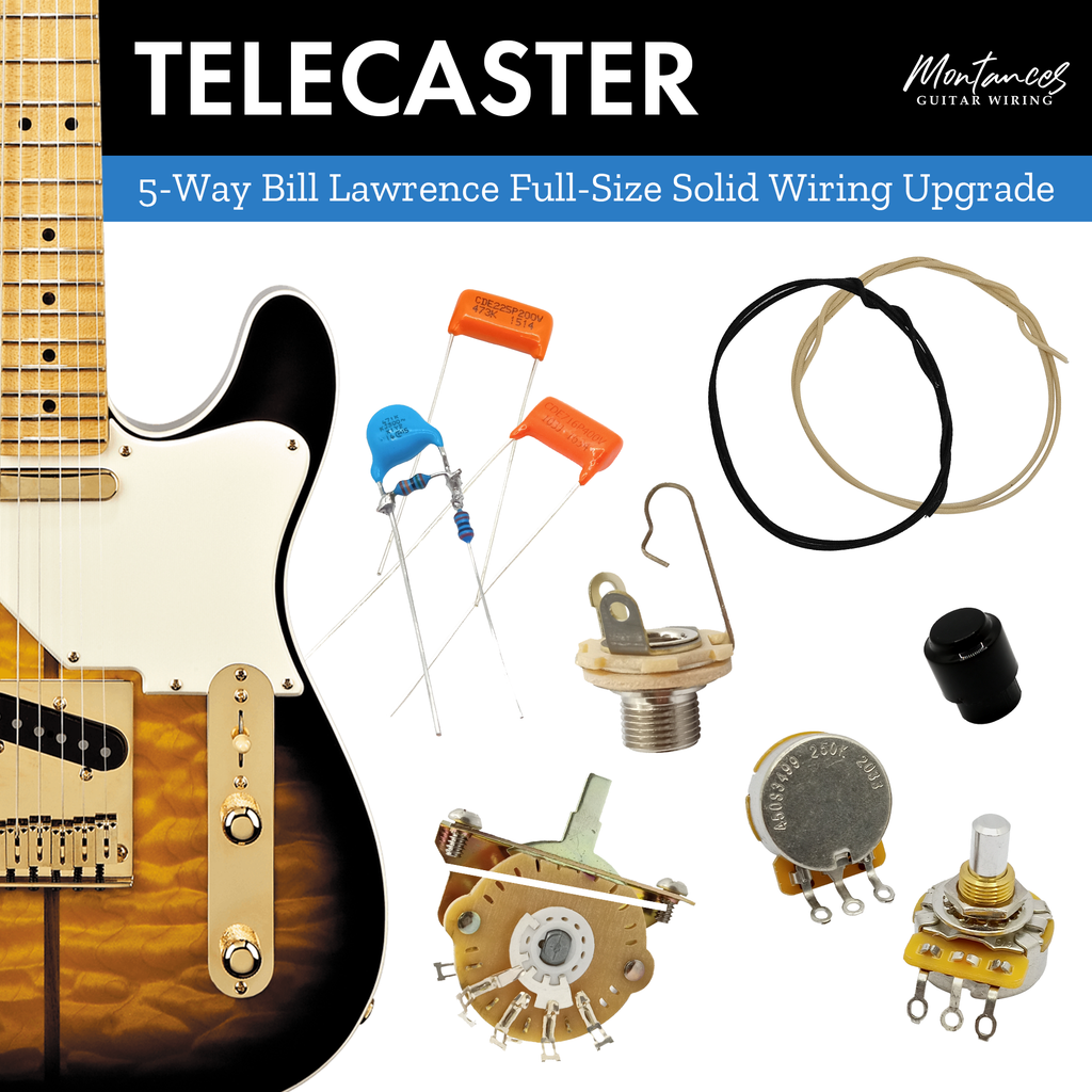 Tele 5-way Bill Lawrence Wiring Kit US Parts