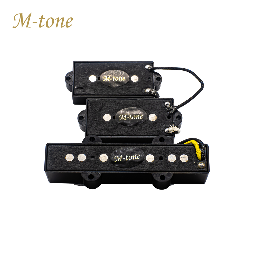 M-Tone Precision-Jazz Bass 4-String | Alnico 5 | Set | Articulate Growl & Punch
