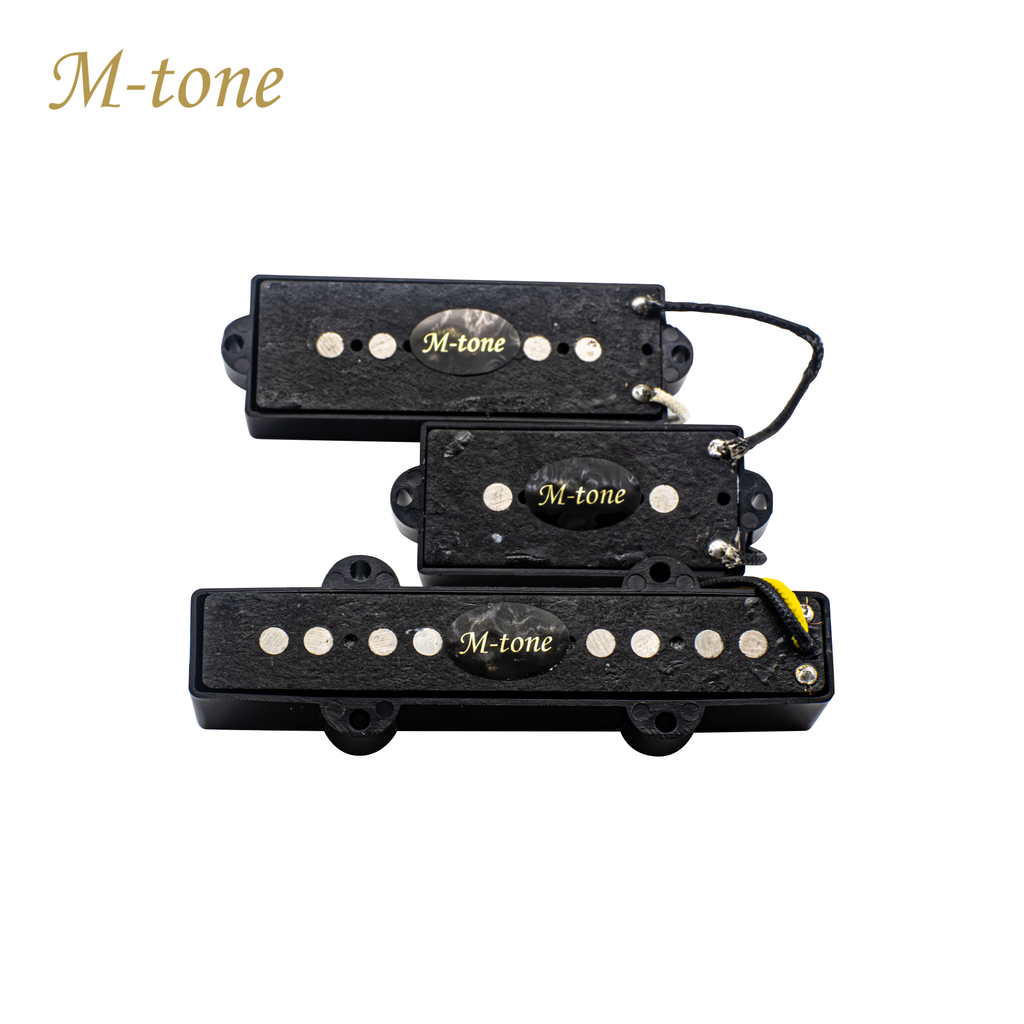 M-Tone Precision-Jazz Bass 5-String | Alnico 5 | Set | Clear Lows & Articulate Growl