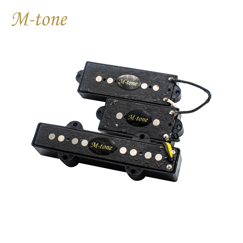 M-Tone Precision-Jazz Bass 5-String | Alnico 5 | Set | Clear Lows & Articulate Growl