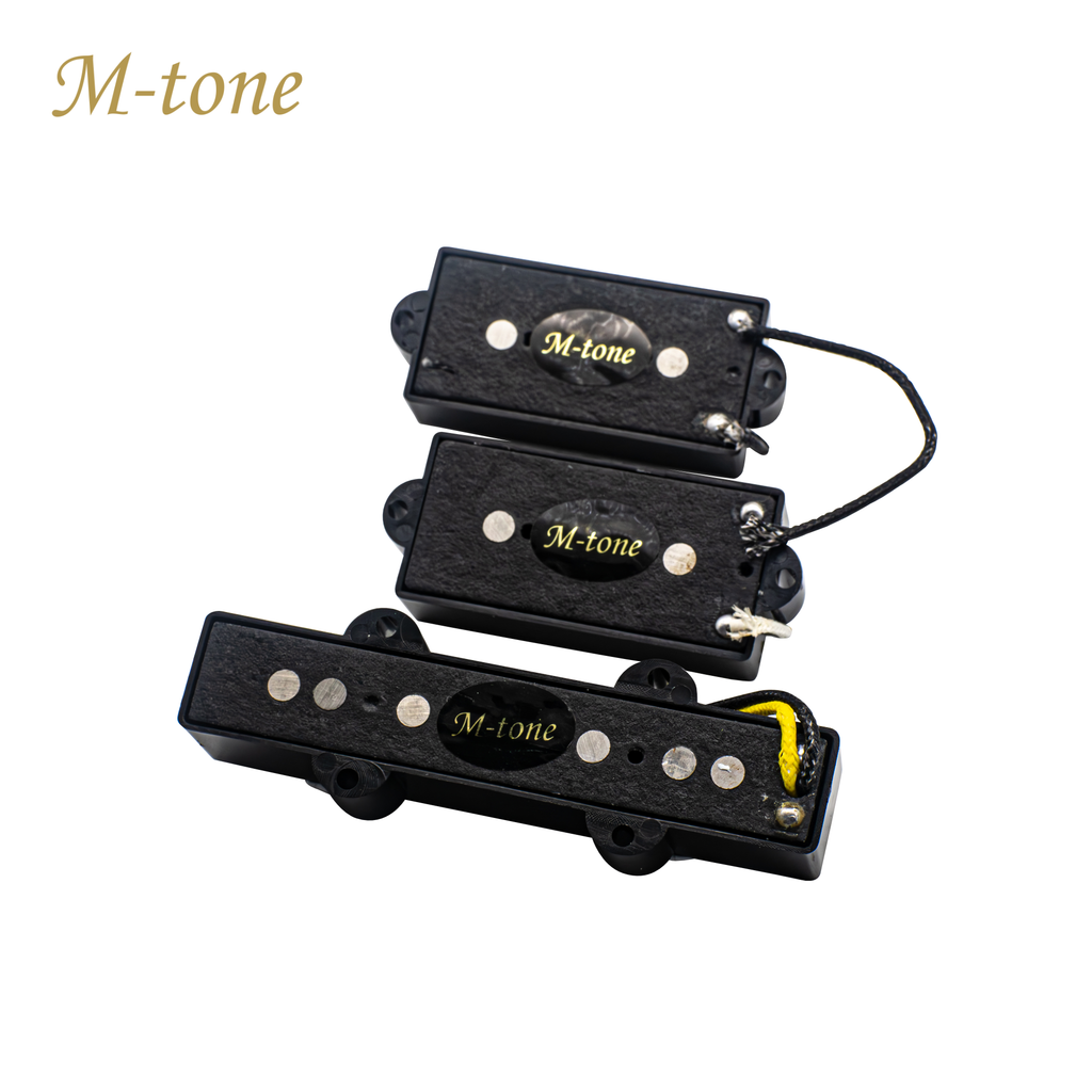 M-Tone Precision-Jazz Bass 4-String | Alnico 5 | Set | Articulate Growl & Punch