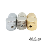 Metal Knobs Flat Top for 6.35mm Solid Shaft