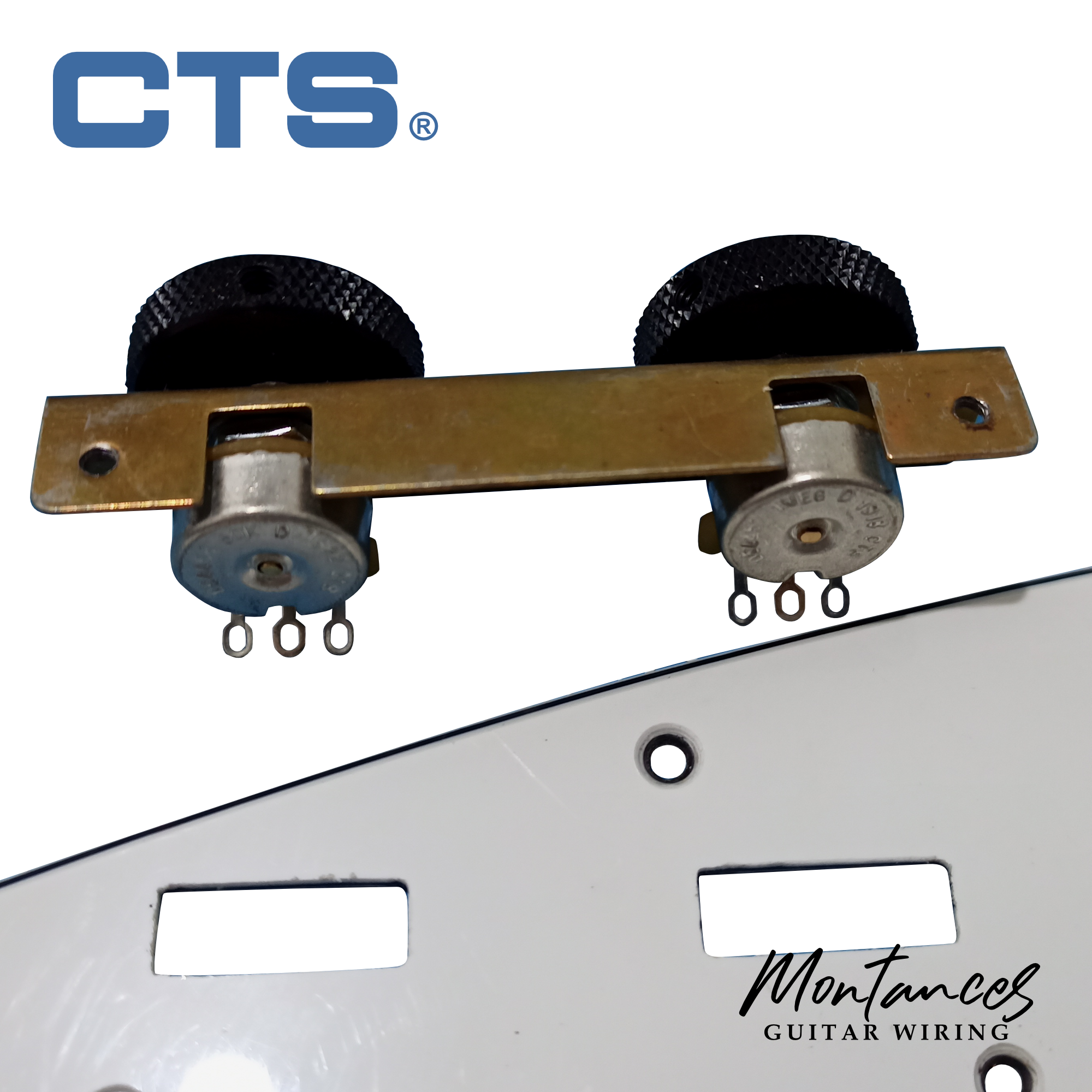 CTS® Premium US ¼” Short Length Mini-Size Potentiometer (Offset guitars)