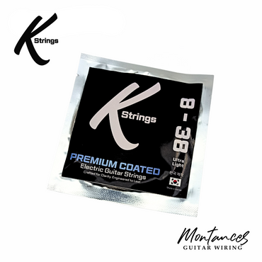 K-Strings Coated Series - Electric Guitar Strings | Long-Lasting Tone, Smooth Feel, Affordable Quality | Made in Korea