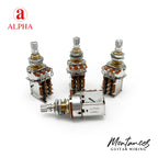 Alpha Metric ⅜” Standard Length Push-Push Potentiometer (Split Shaft)