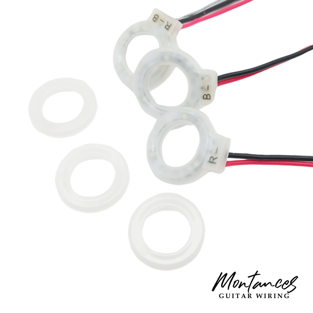 Footswitch LED Ring with Bezel, 9V – Montances Guitar Wiring