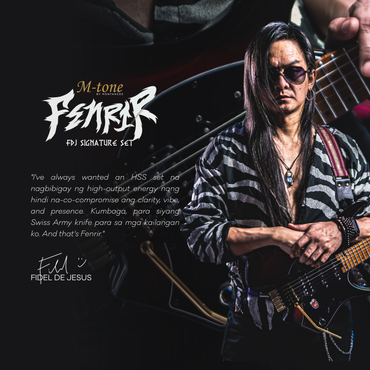 M-Tone Fenrir Fidel De Jesus (FDJ) Signature HSS Pickups | High Output Alnico 2