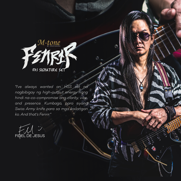 M-Tone Fenrir Fidel De Jesus (FDJ) Signature HSS Pickups | High Output Alnico 2