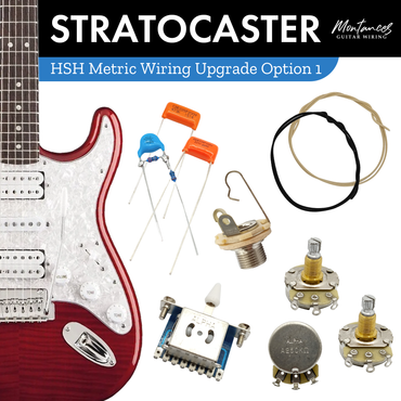 Strat HSH Guitar Wiring Kit (Metric Size)