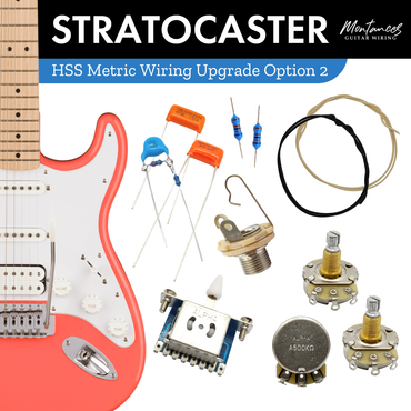 Strat HSS Guitar Wiring Kit (Metric Size)