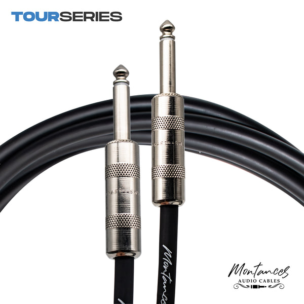 Montances Tour Series Guitar Instrument Cable | Low Capacitance | Switchcraft® Plugs