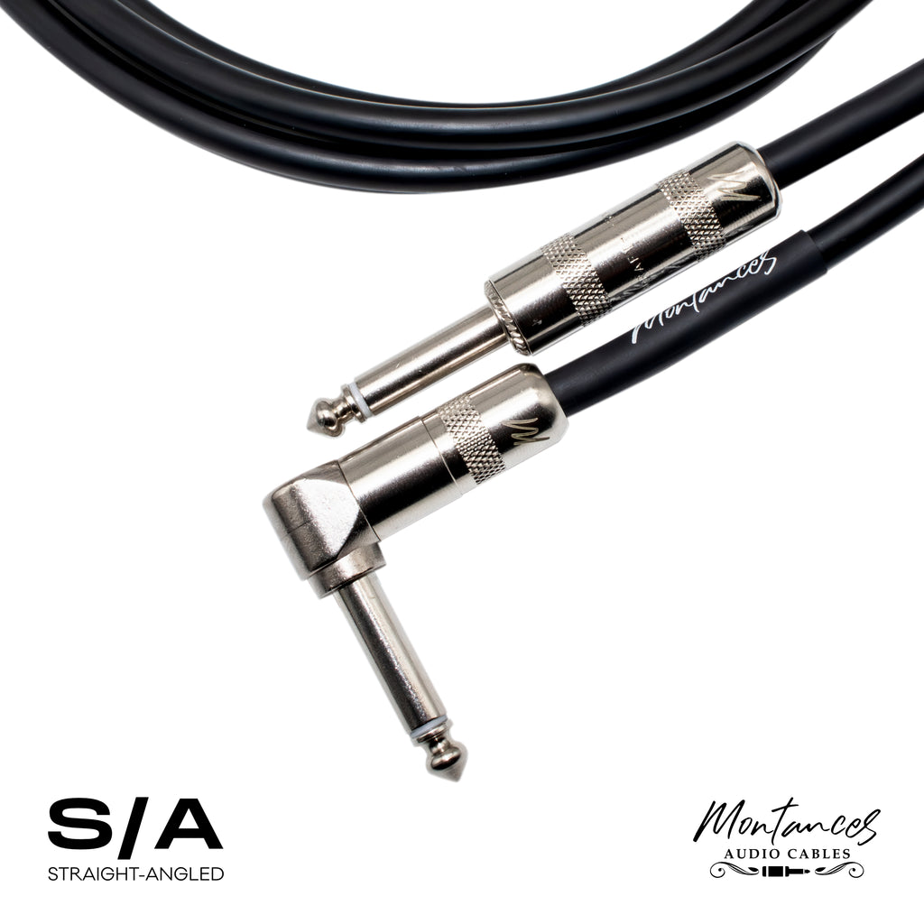 Montances Tour Series Guitar Instrument Cable | Low Capacitance | Switchcraft® Plugs