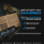 Montances Tour Series Guitar Instrument Cable | Low Capacitance | Switchcraft® Plugs