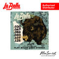 La Bella OSF-6 Olinto Flats | 6-String Bass String Set | 30-125 Long Scale | Articulate Flatwound
