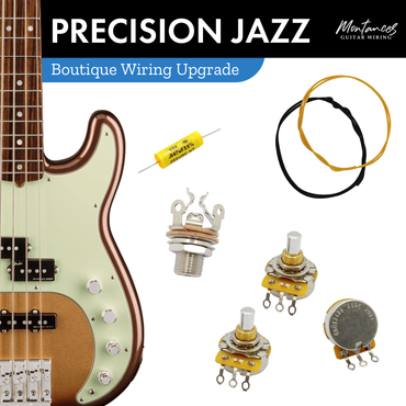 Precision Jazz PJ Bass Wiring Kit Boutique Set