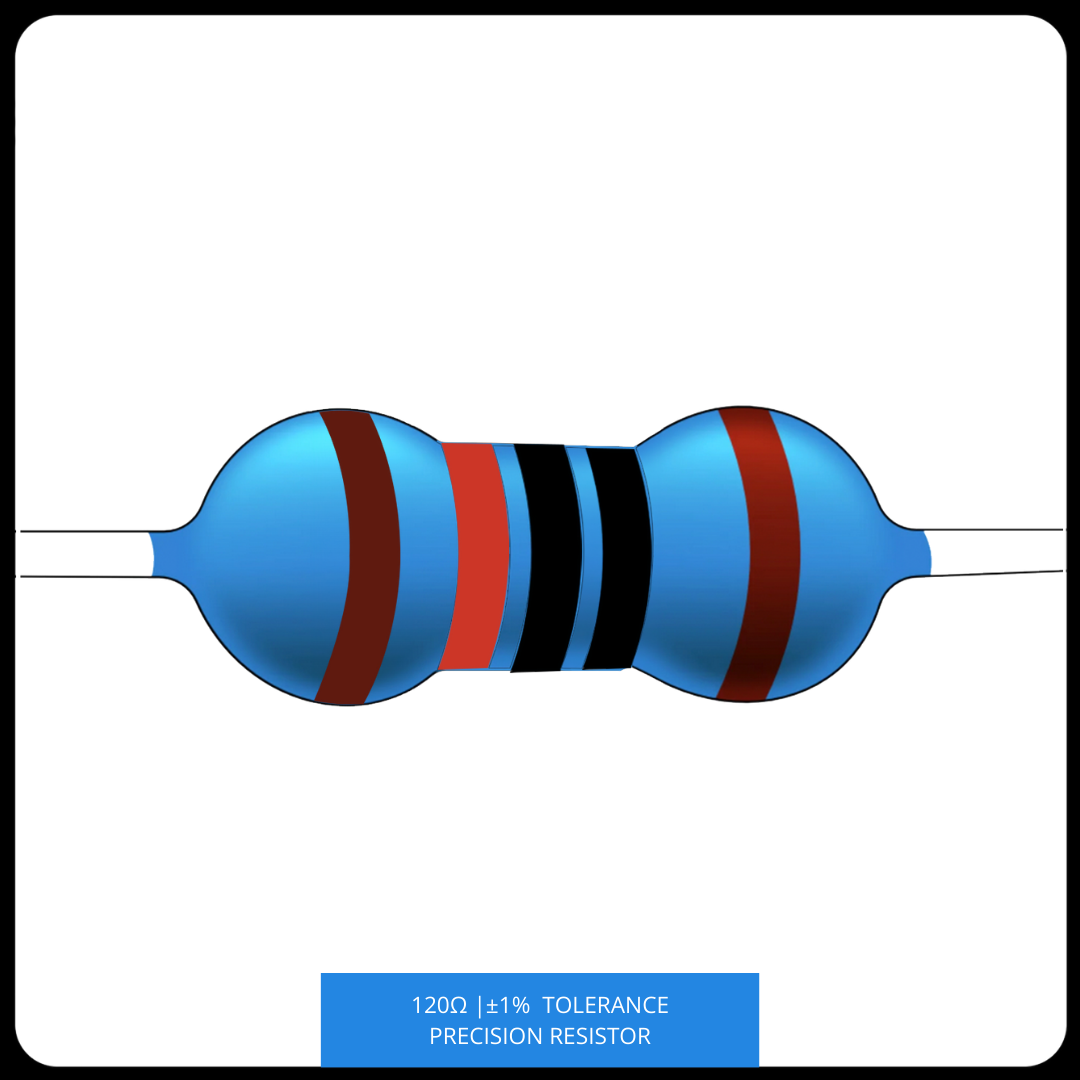 Metal Film Precision Resistor 1% Tolerance, 1/4 Watt, 10 to 820 Ohms