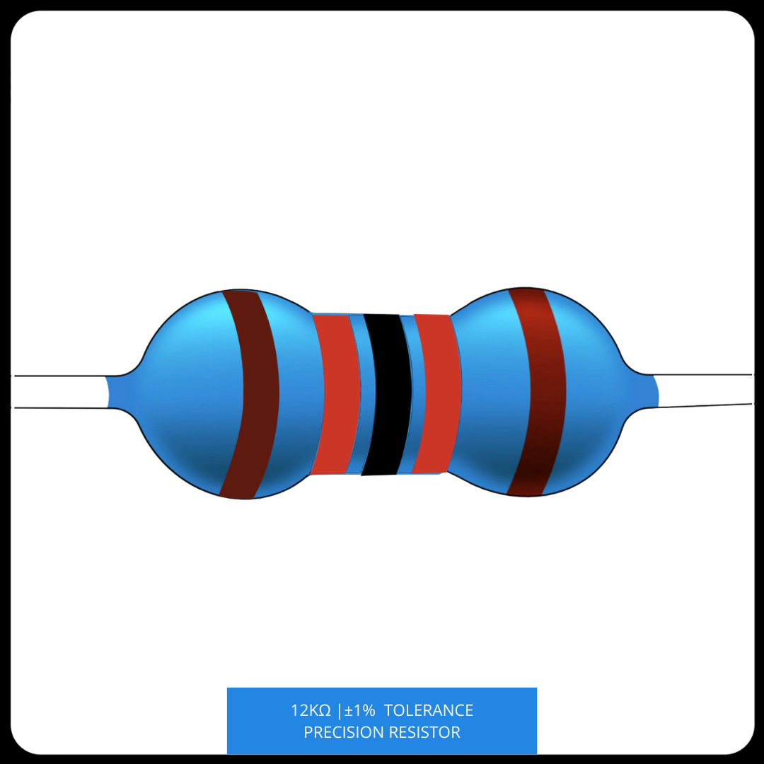 Metal Film Precision Resistor 1% Tolerance, 1/4 Watt, 12K to 100K Ohms