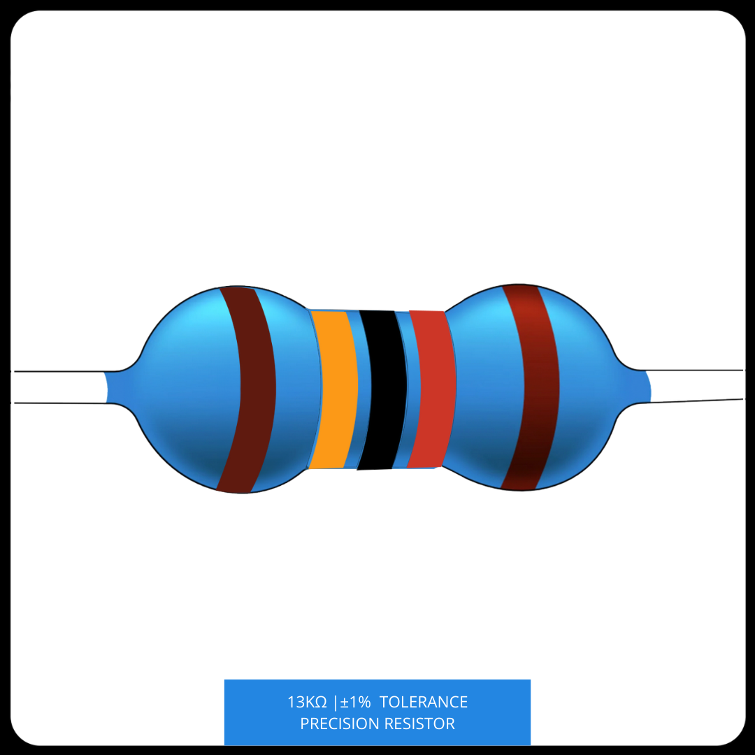 Metal Film Precision Resistor 1% Tolerance, 1/4 Watt, 12K to 100K Ohms