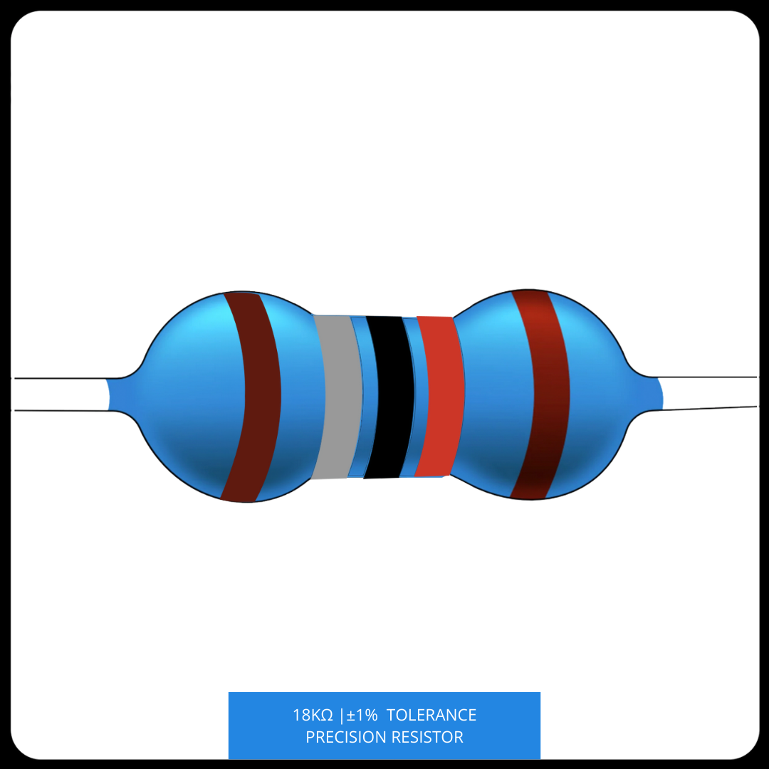 Metal Film Precision Resistor 1% Tolerance, 1/4 Watt, 12K to 100K Ohms