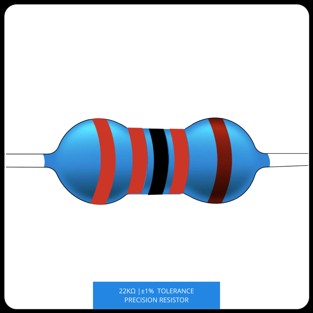 Metal Film Precision Resistor 1% Tolerance, 1/4 Watt, 12K to 100K Ohms