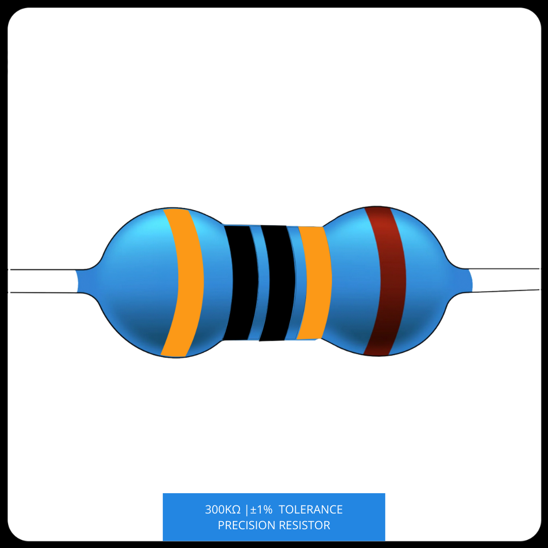 Metal Film Precision Resistor 1% Tolerance, 1/4 Watt, 120K to 820K Ohms