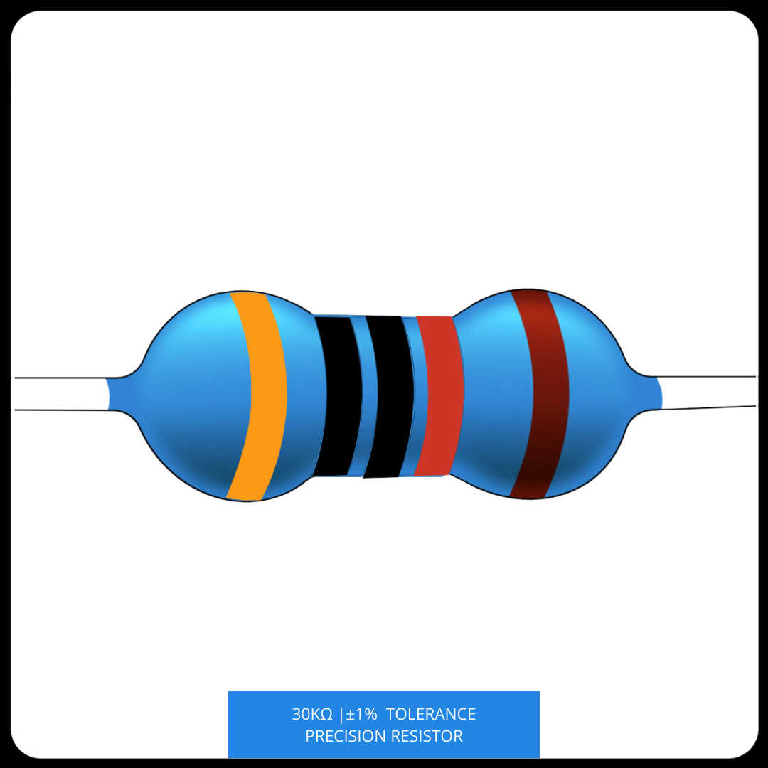 Metal Film Precision Resistor 1% Tolerance, 1/4 Watt, 12K to 100K Ohms