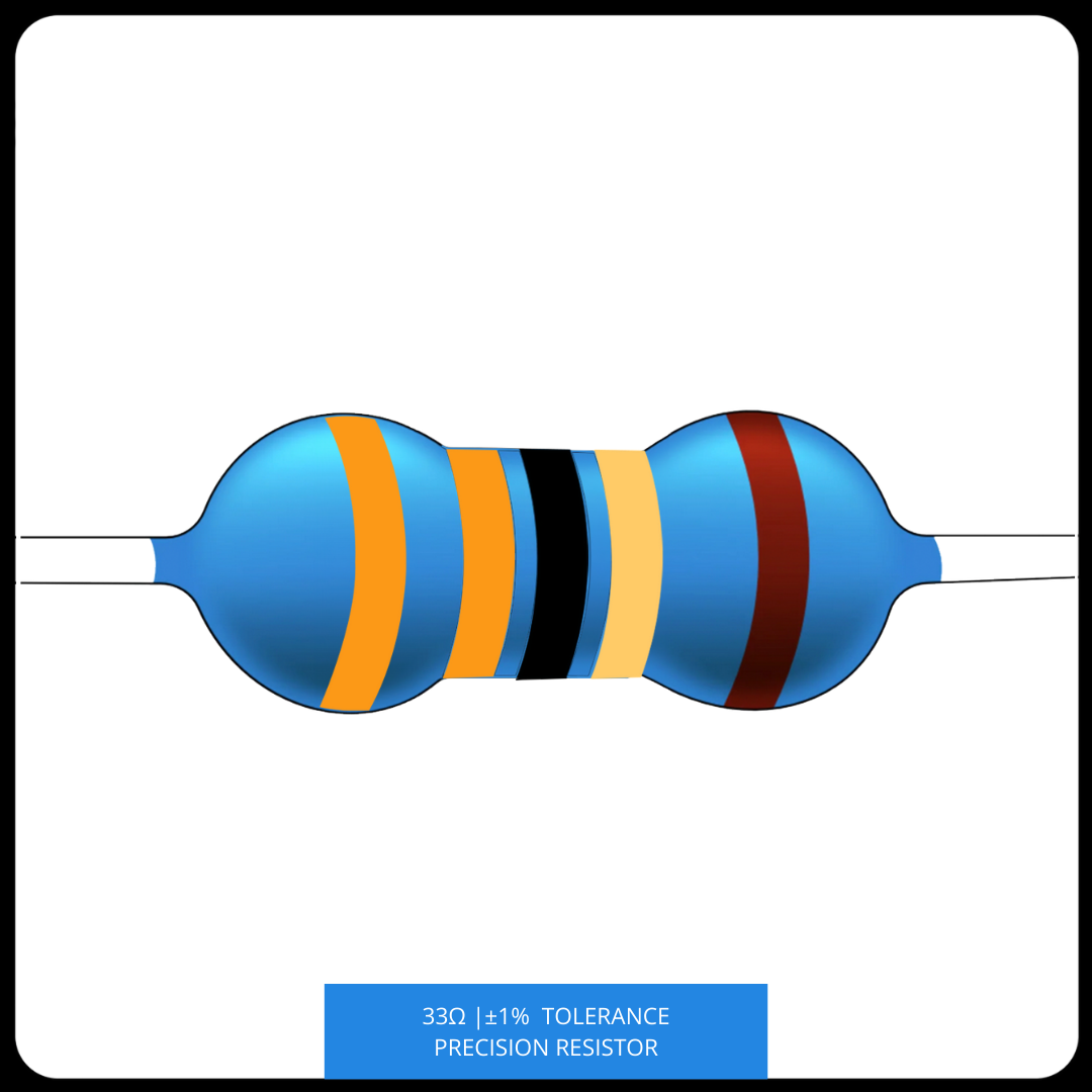 Metal Film Precision Resistor 1% Tolerance, 1/4 Watt, 10 to 820 Ohms