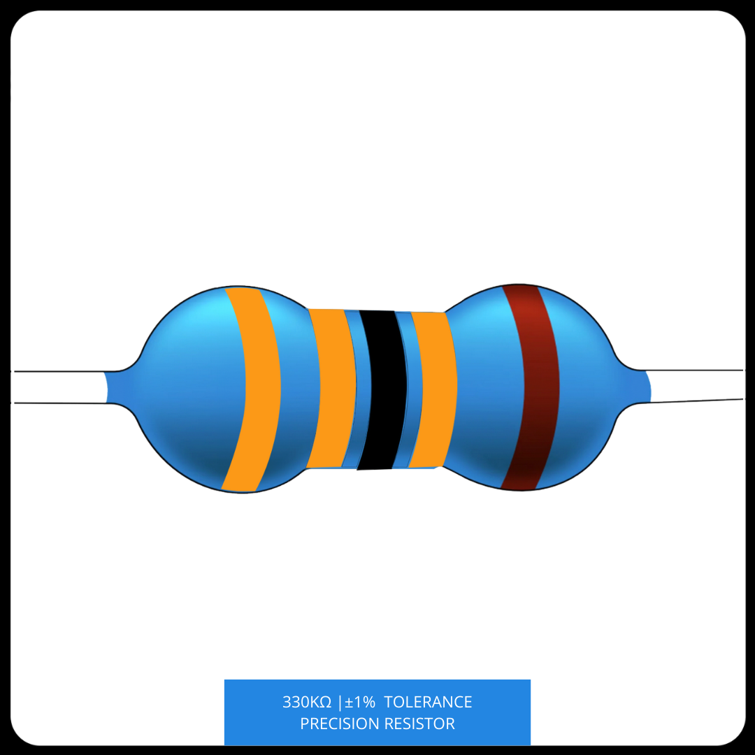 Metal Film Precision Resistor 1% Tolerance, 1/4 Watt, 120K to 820K Ohms