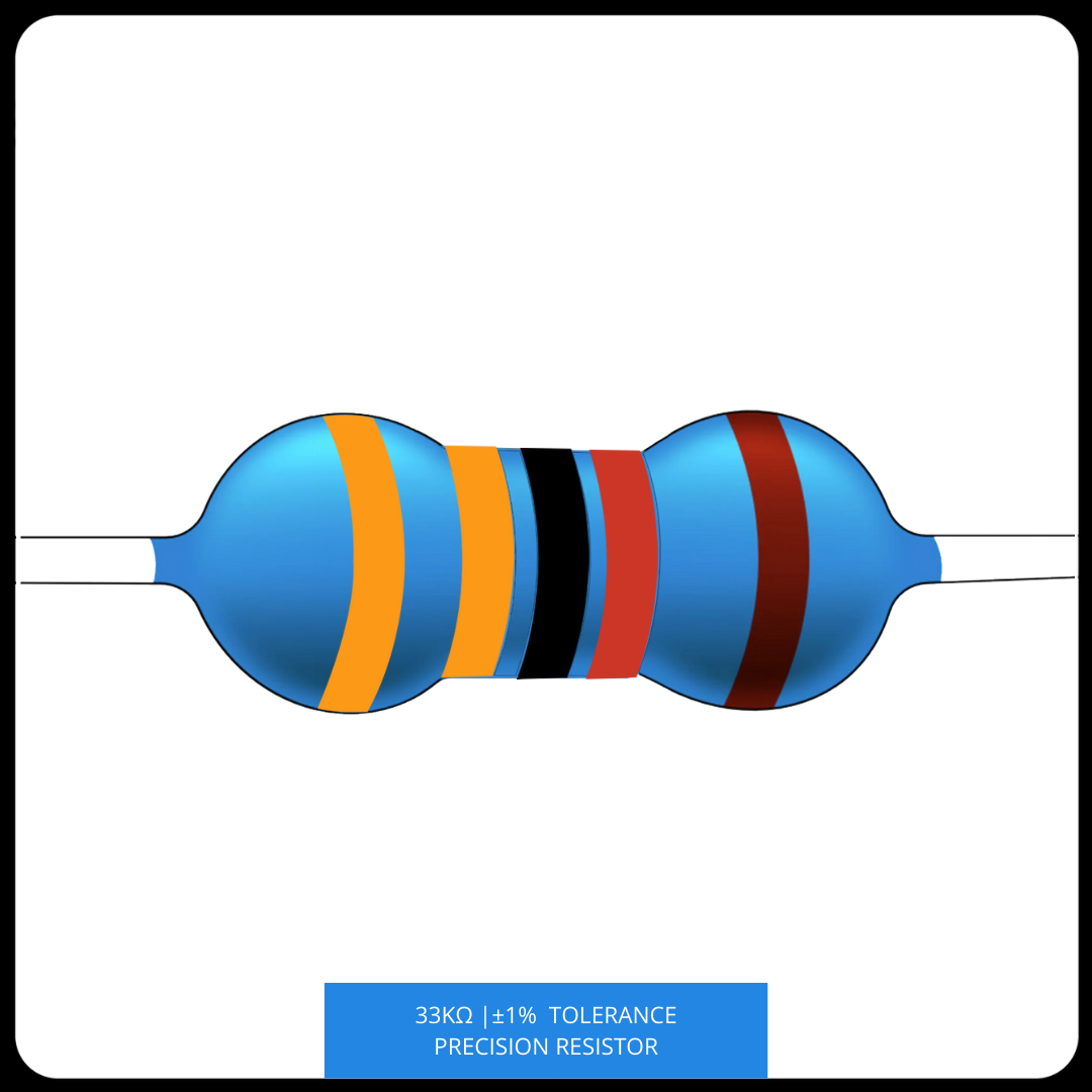 Metal Film Precision Resistor 1% Tolerance, 1/4 Watt, 12K to 100K Ohms