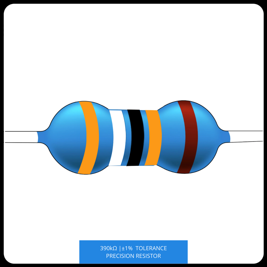 Metal Film Precision Resistor 1% Tolerance, 1/4 Watt, 120K to 820K Ohms